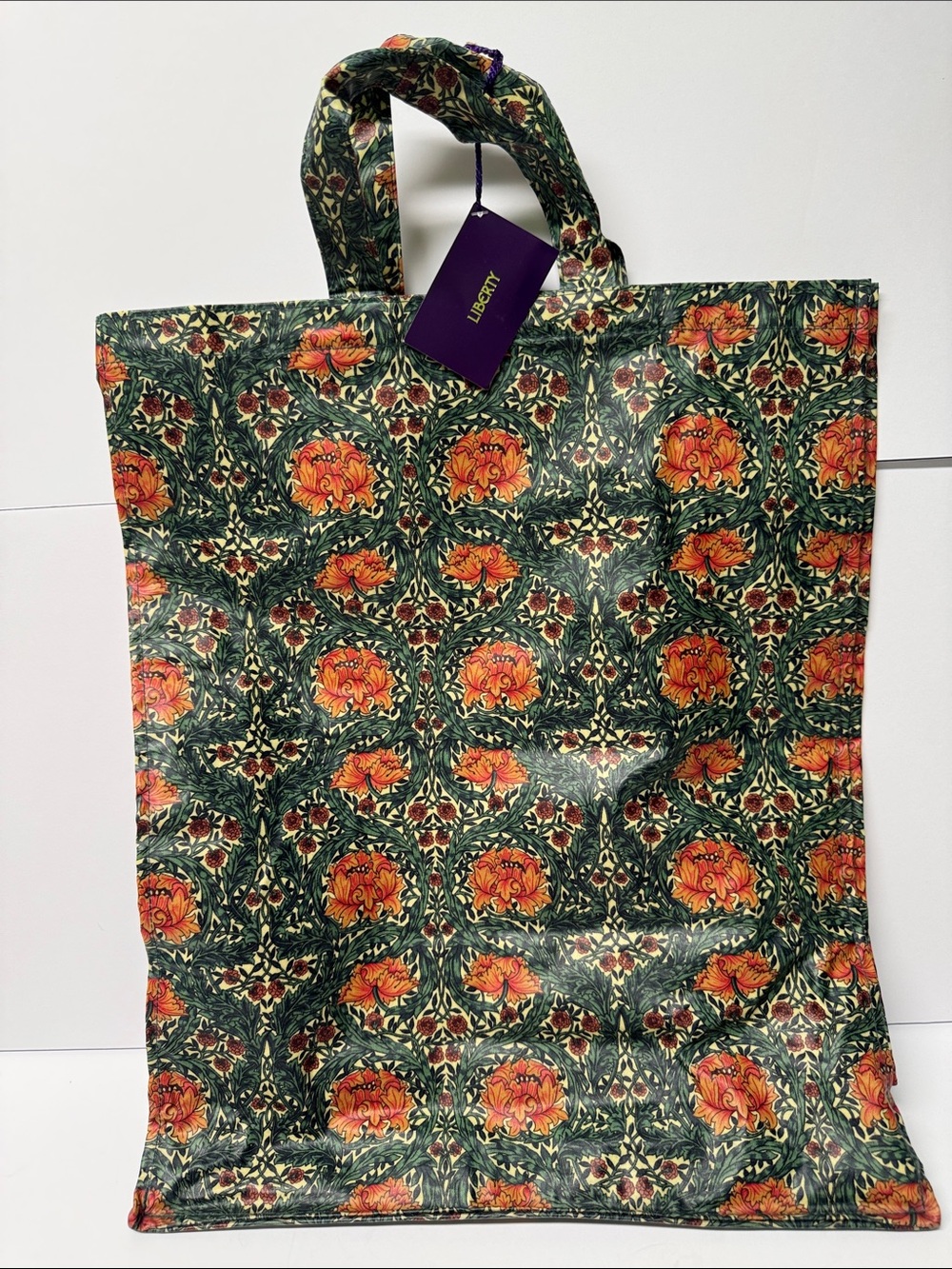 Liberty William Morris Clementina Floral Tote Bag - Picture 2 of 9